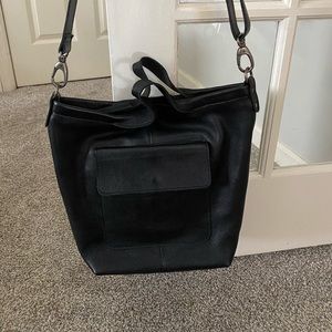 Latico Leathers “Bianca” Crossbody in black leather!